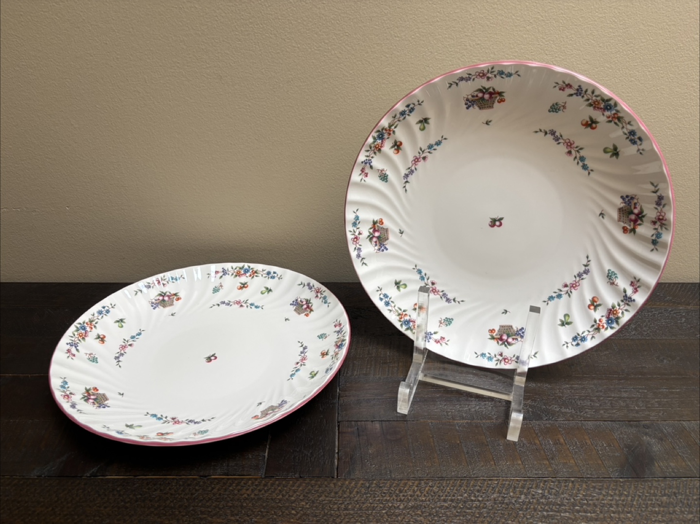 Minton Autumn Festival Plates set of 2