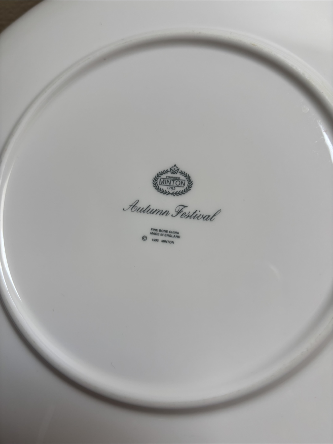 Minton Autumn Festival Plates set of 2 - photo 2