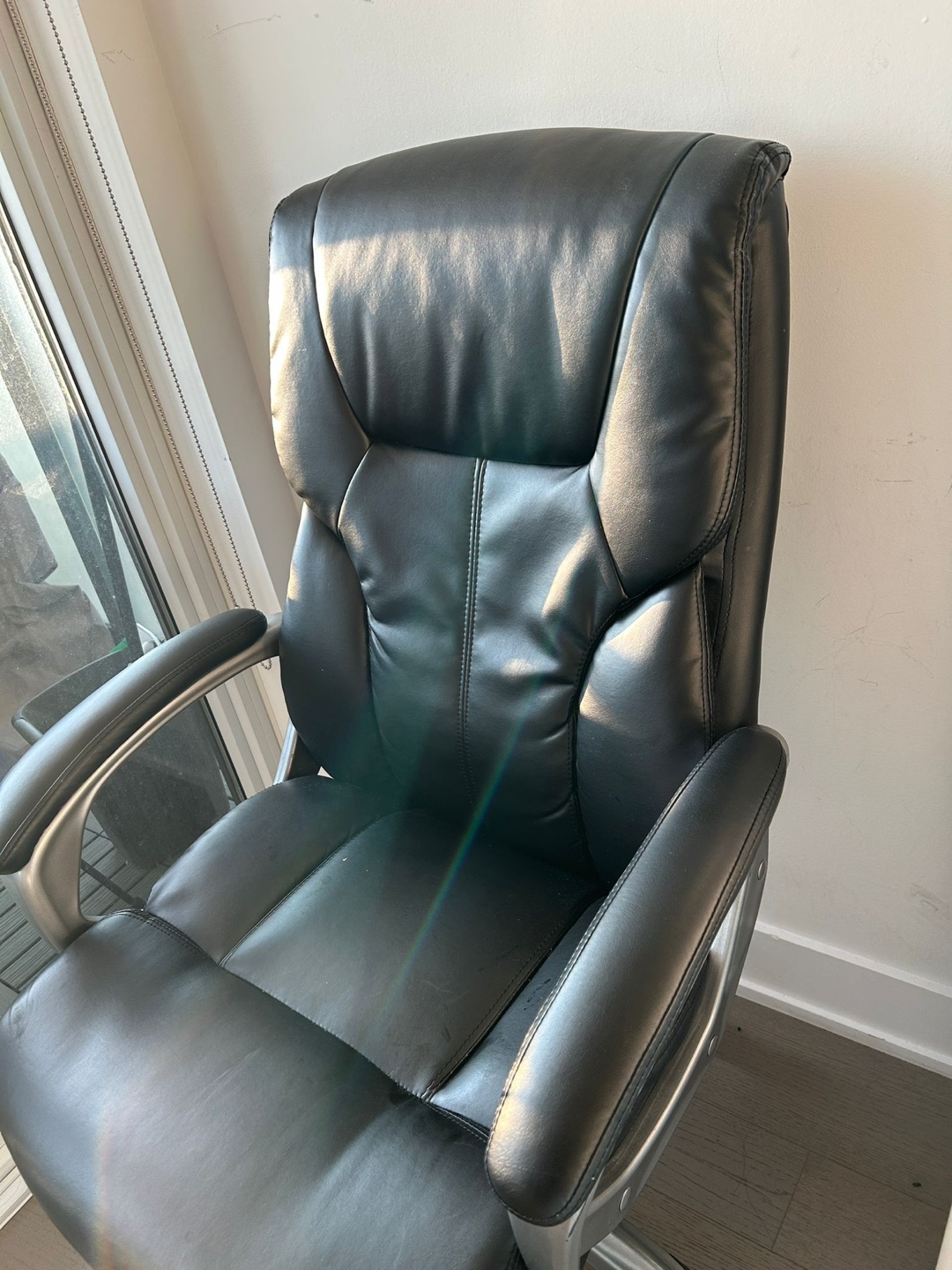 Black Leather Office Chair