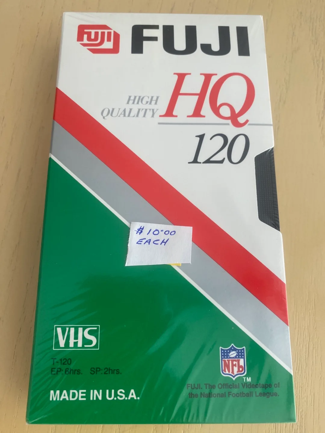 Fuji HQ-120 High Quality VHS/VCR Tapes - New & Sealed $10 each thumbnail