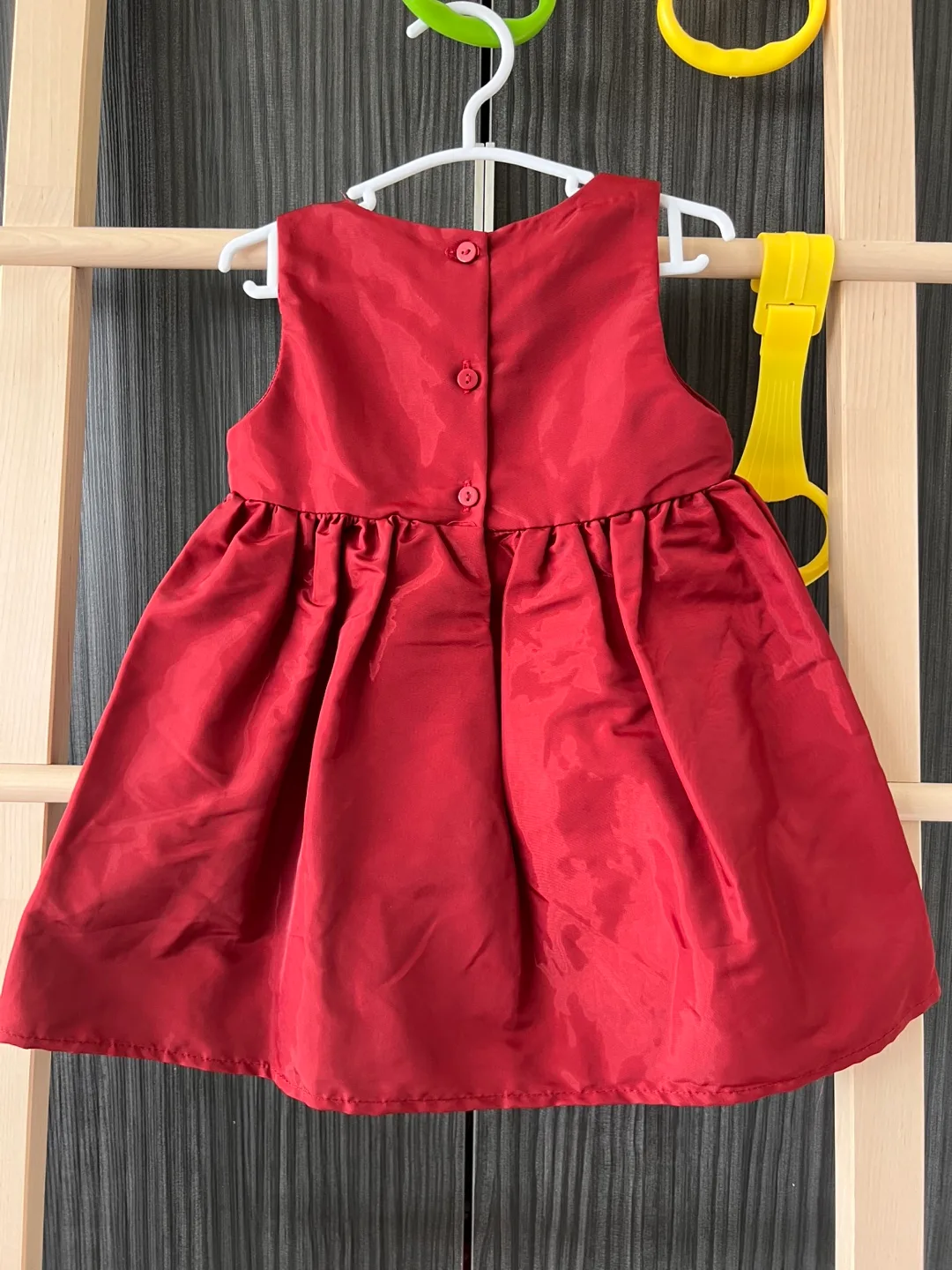 H&M Baby Red Dress, Size 9-12M image indicator(2)
