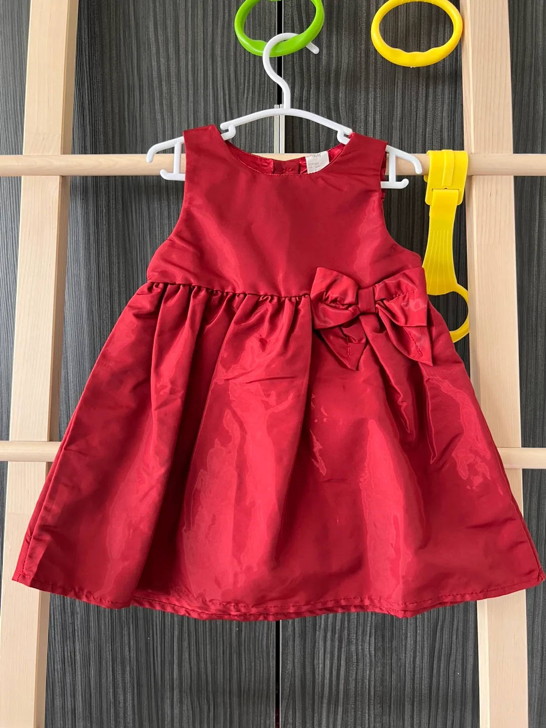 H&M Baby Red Dress, Size 9-12M thumbnail