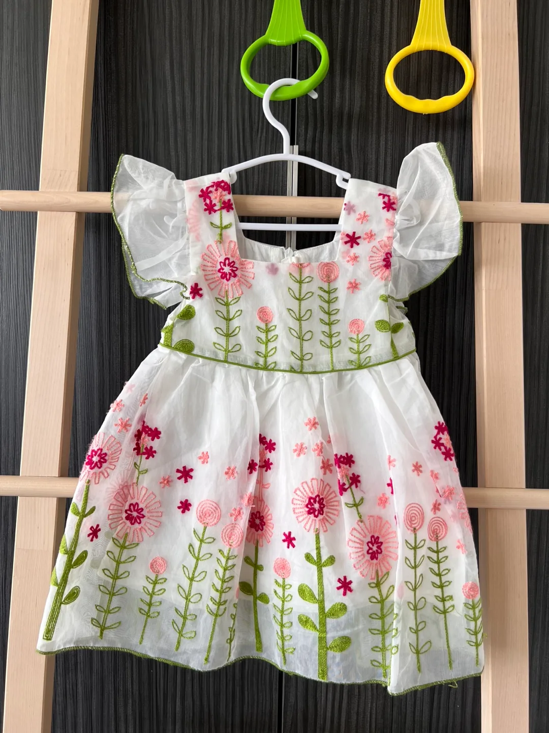 Floral Embroidered Baby Dress thumbnail