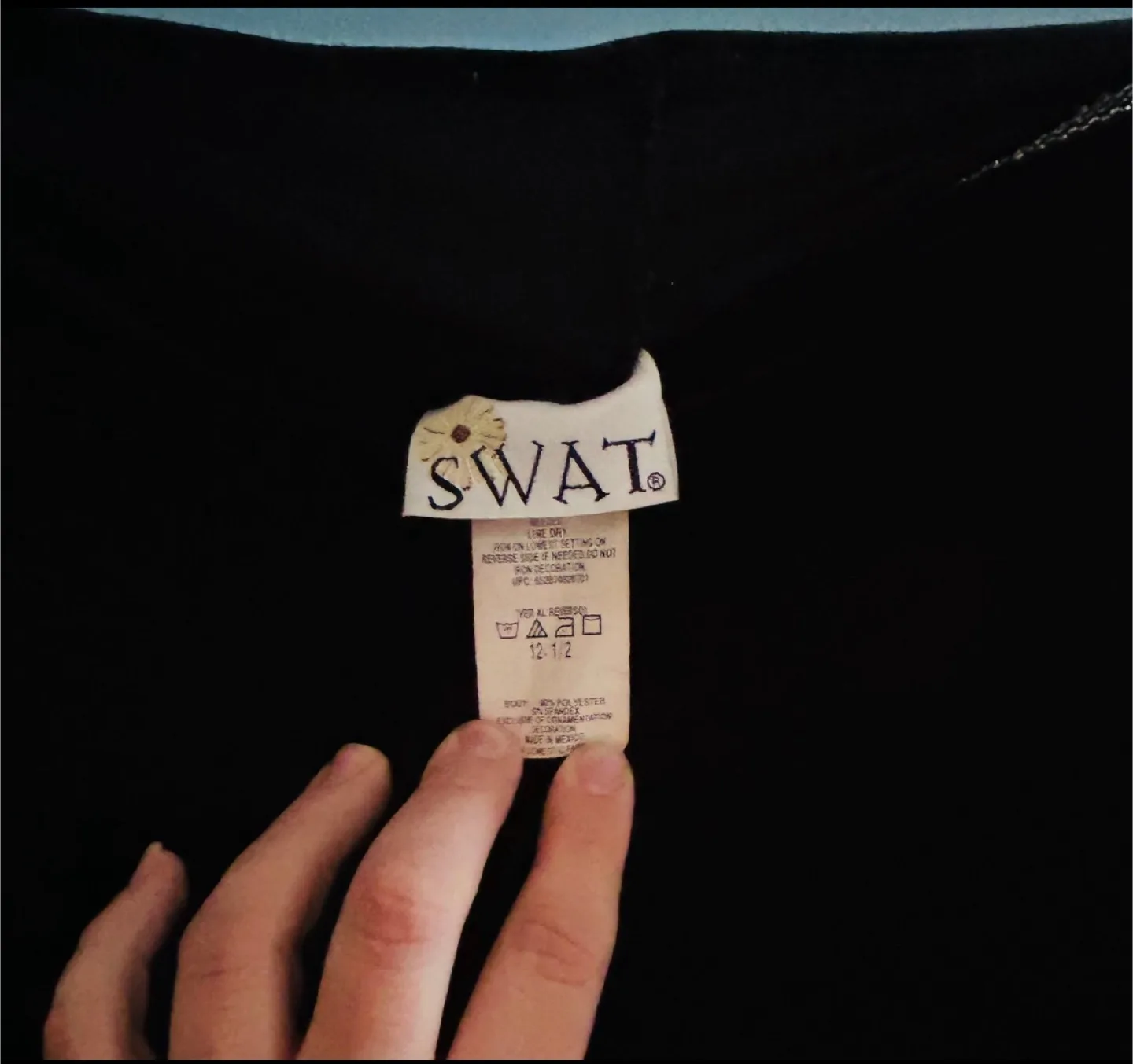 SWAT Black Dress - Size 12 1/2 image indicator(4)