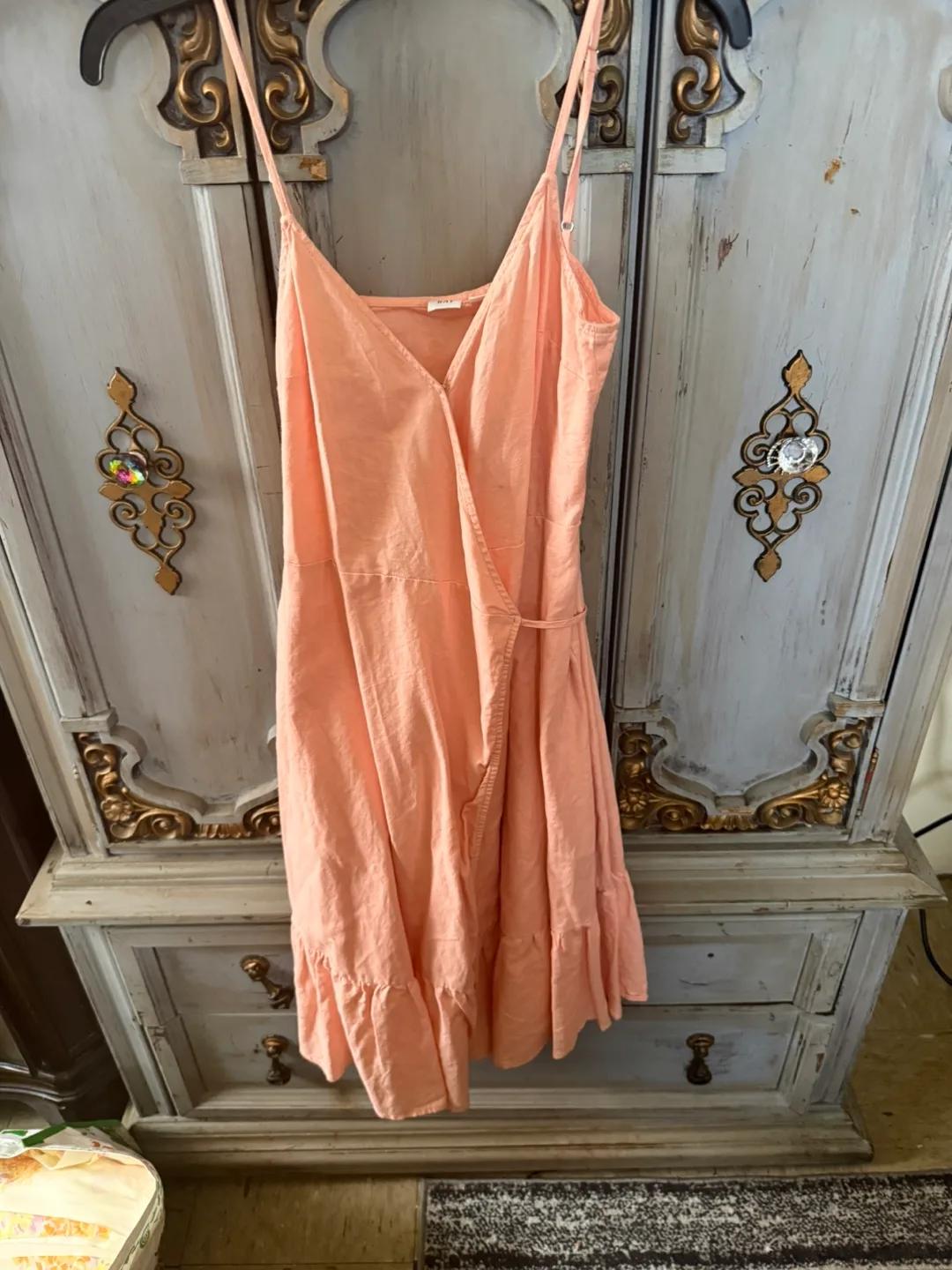 GAP linen Peach Dress - Size XS thumbnail