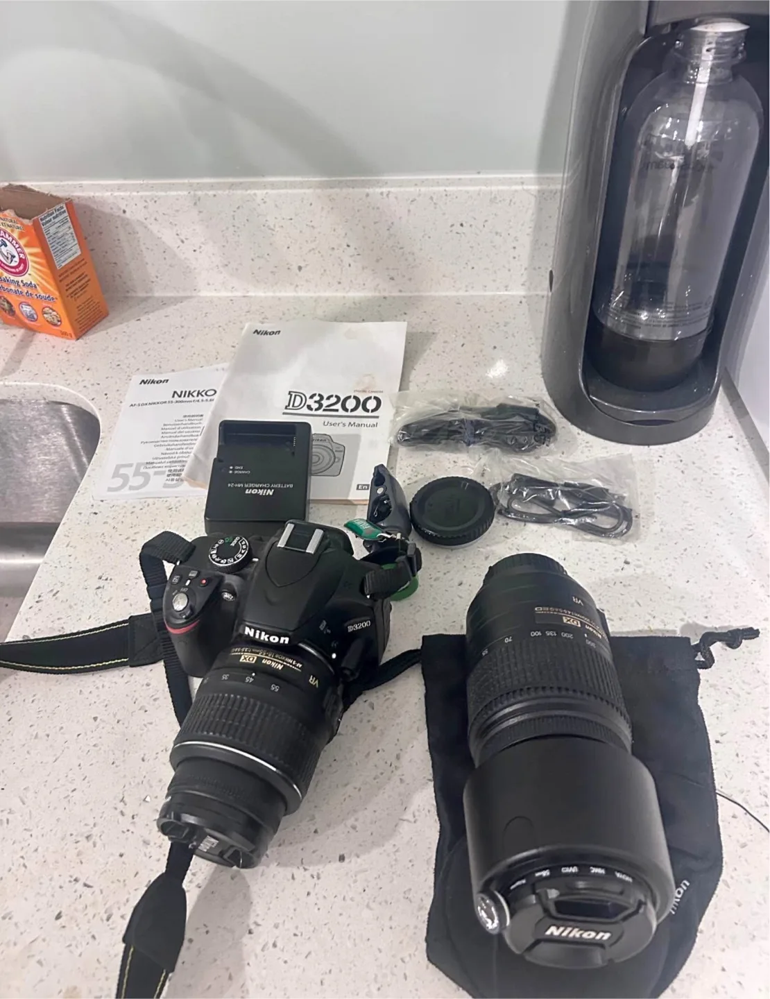 Nikon D3200 Digital Camera with Lenses