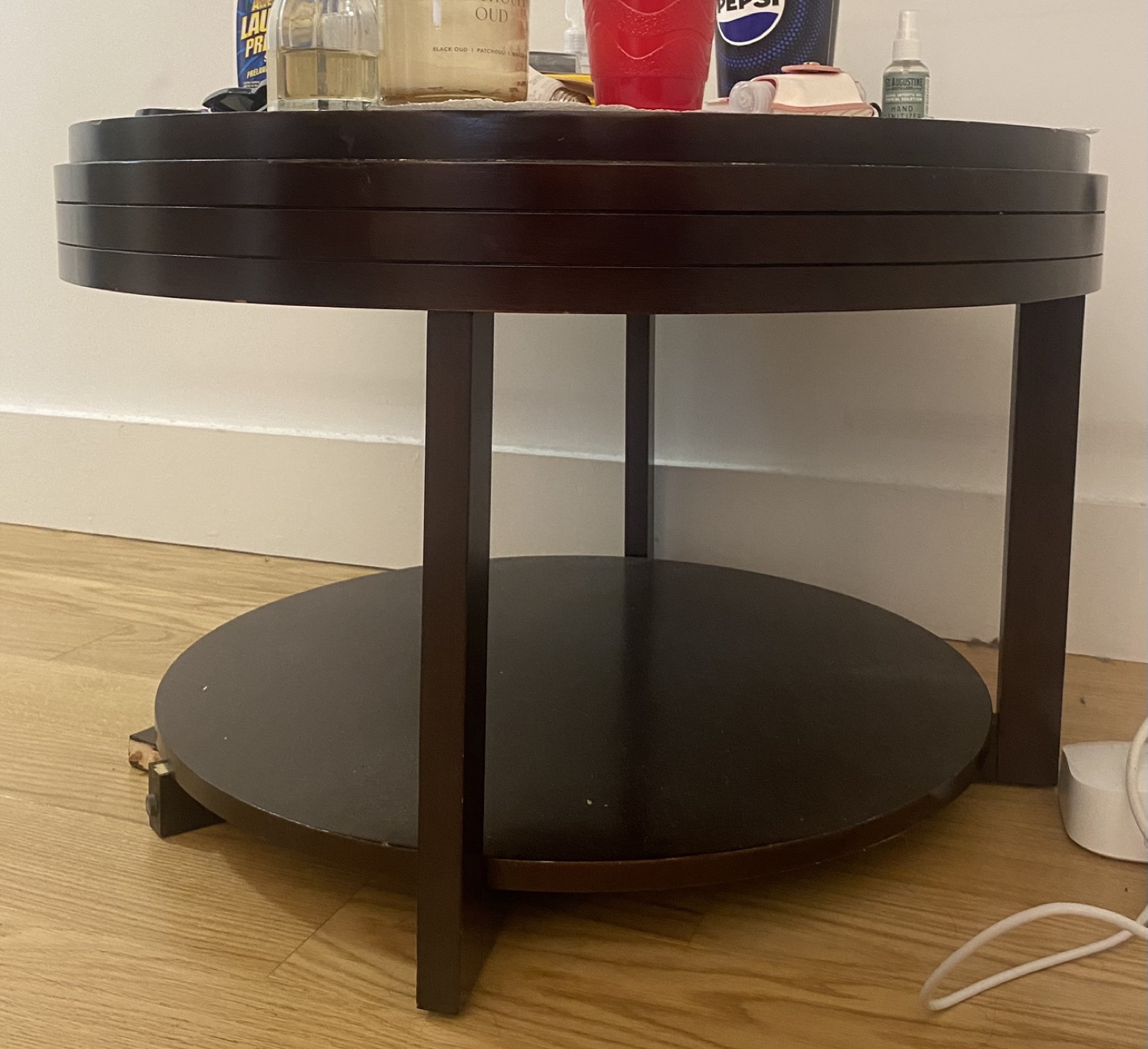 FREE Round Dark Brown coffee Table