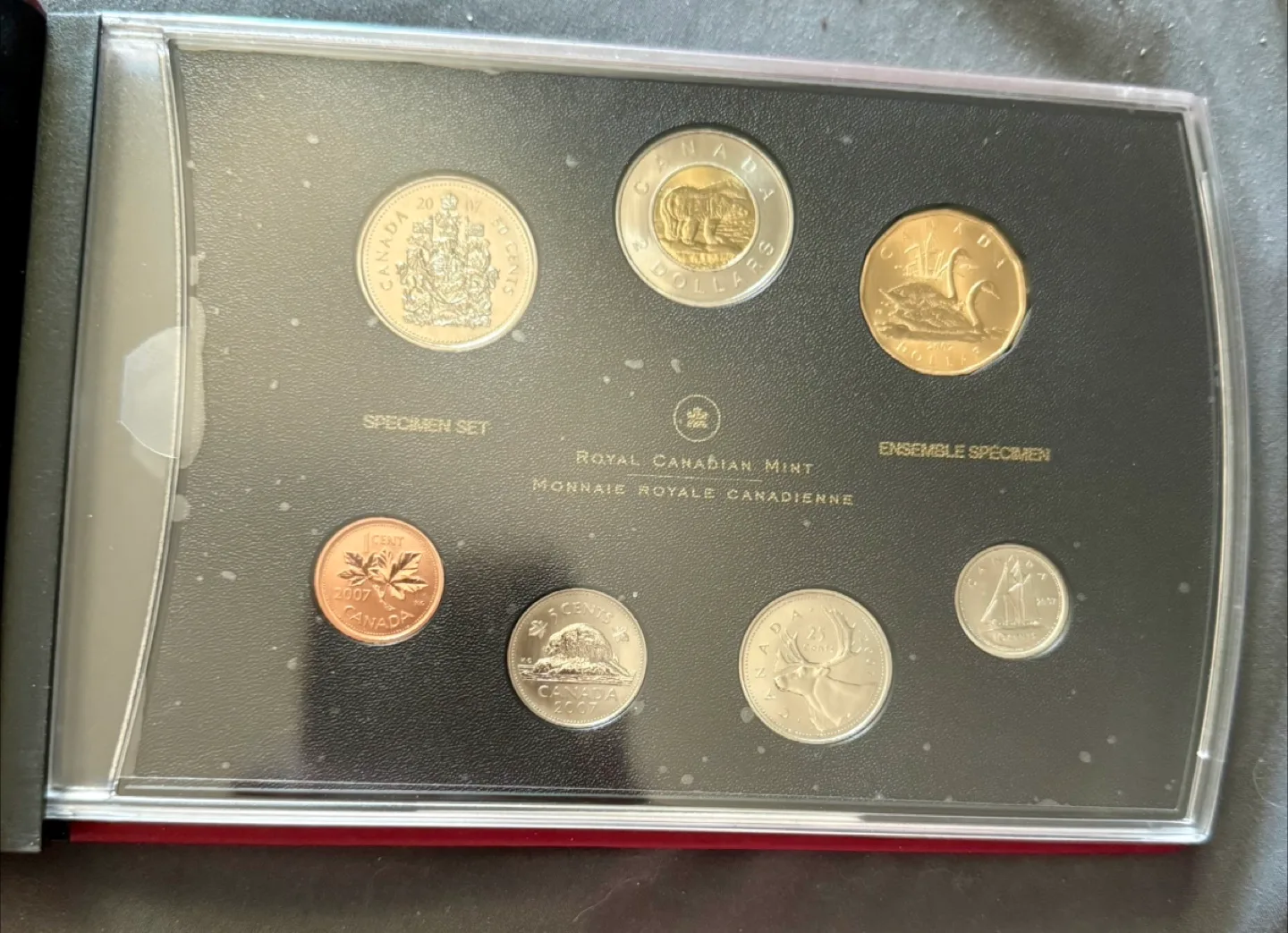 Royal Canadian Mint 2007 Specimen Coin Set - Limited Edition thumbnail