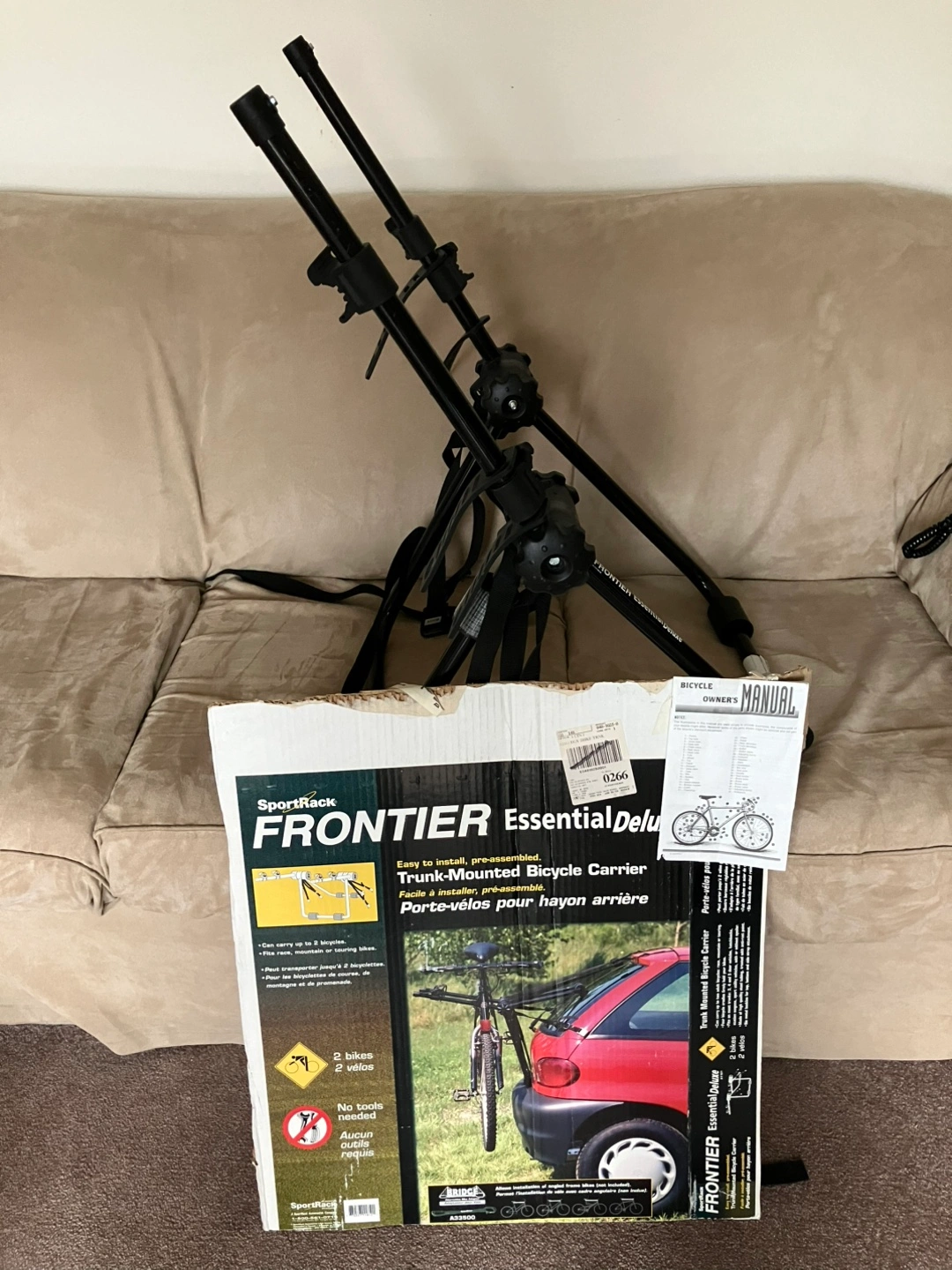 SportRack Frontier Essential Deluxe Bike Carrier Karrot