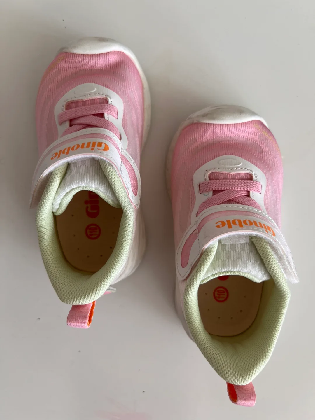 Ginoble Pink Sneakers - US Size 3 thumbnail