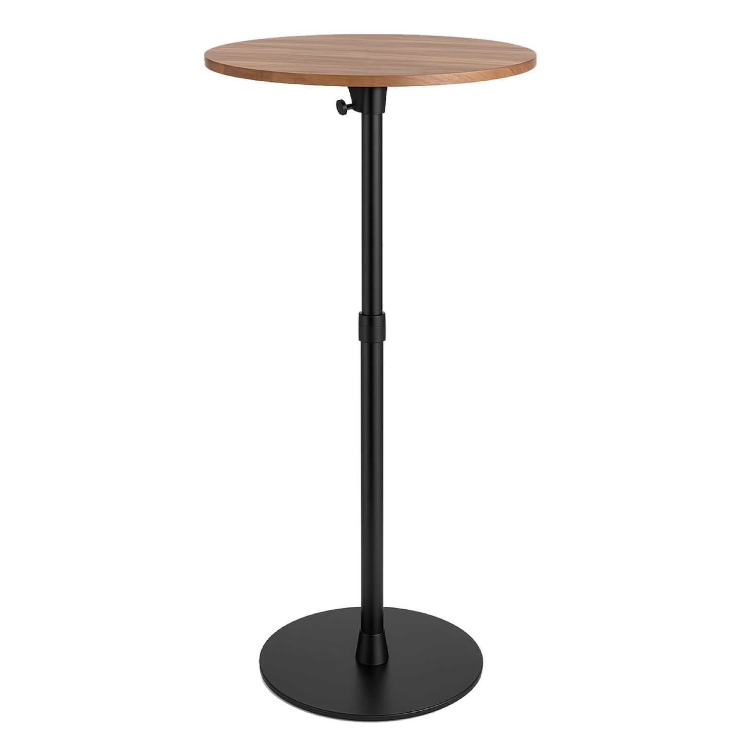 ERFEI Bar Table Small Round Top Adjustable