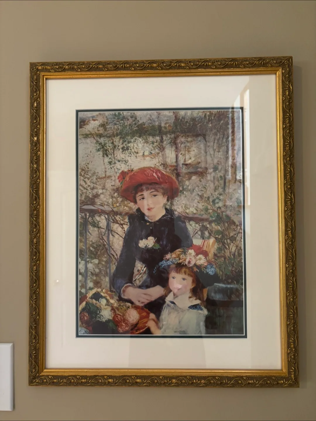 🇨🇦Framed Renoir Painting thumbnail