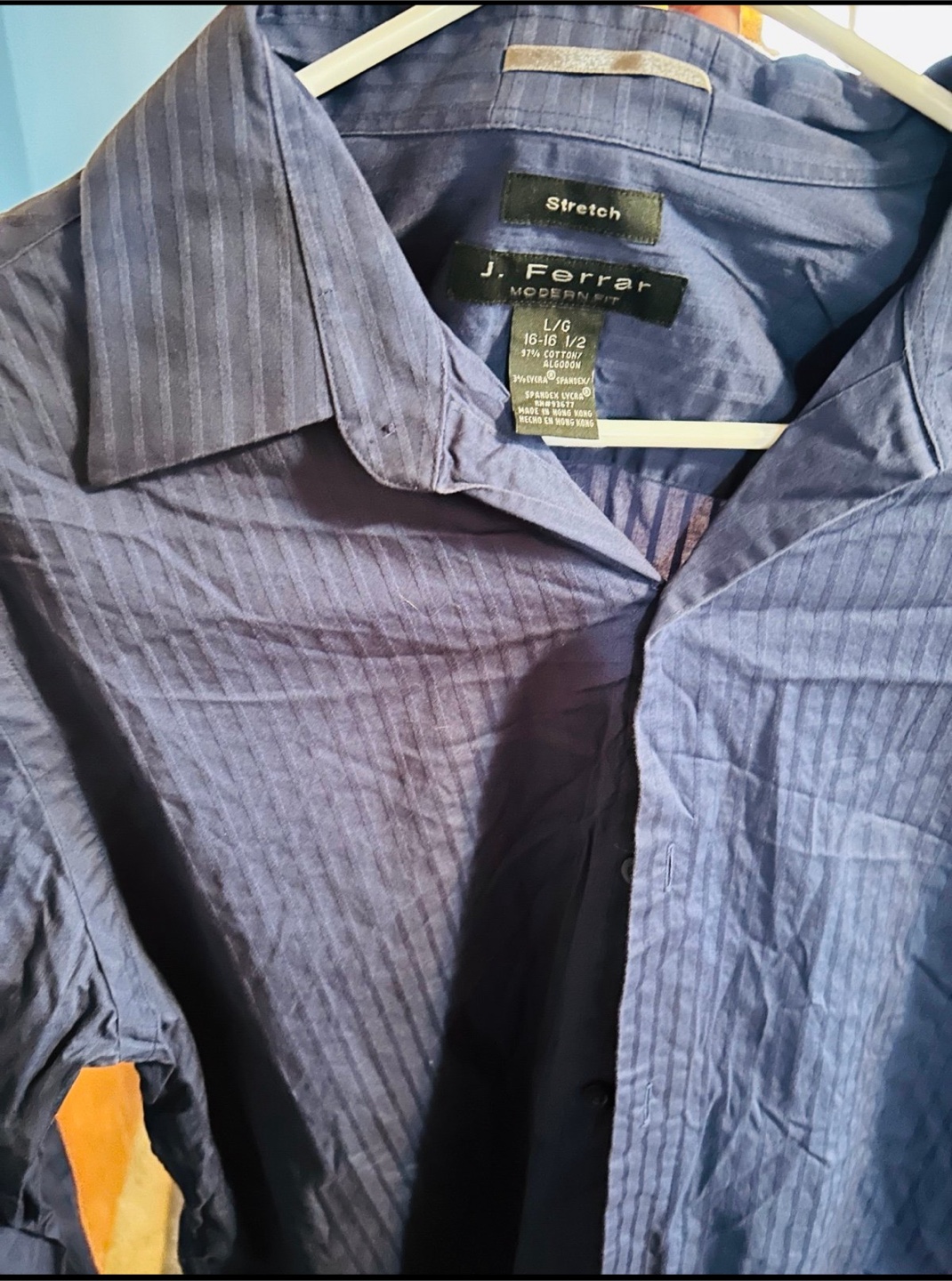2 dress shirts J. Ferrar Modern Fit Stretch Shirt - L/G - photo 3