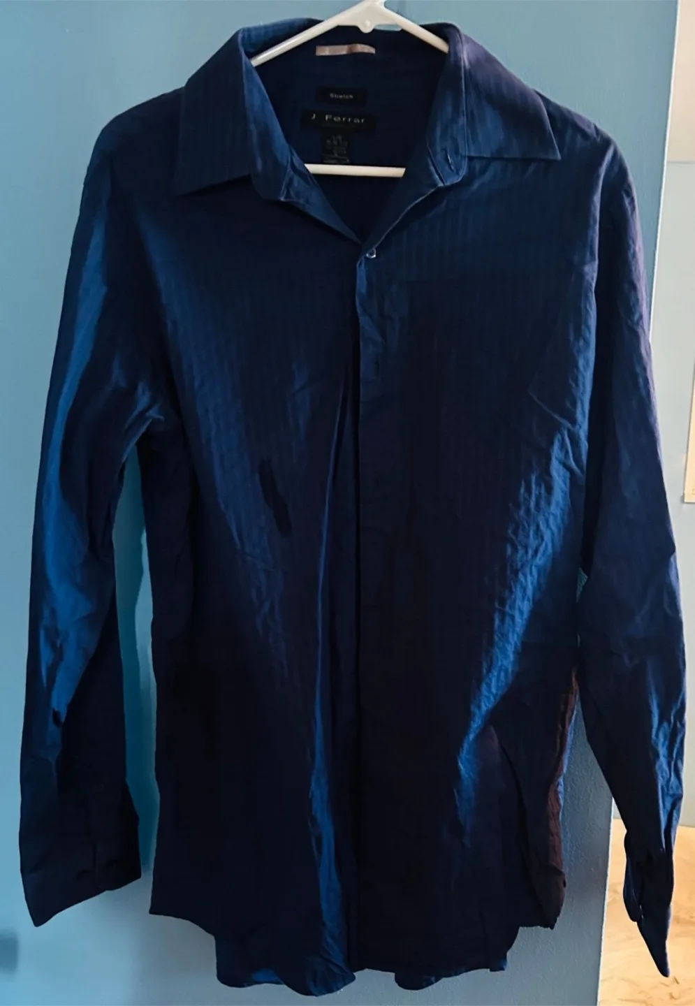 2 dress shirts J. Ferrar Modern Fit Stretch Shirt - L/G thumbnail