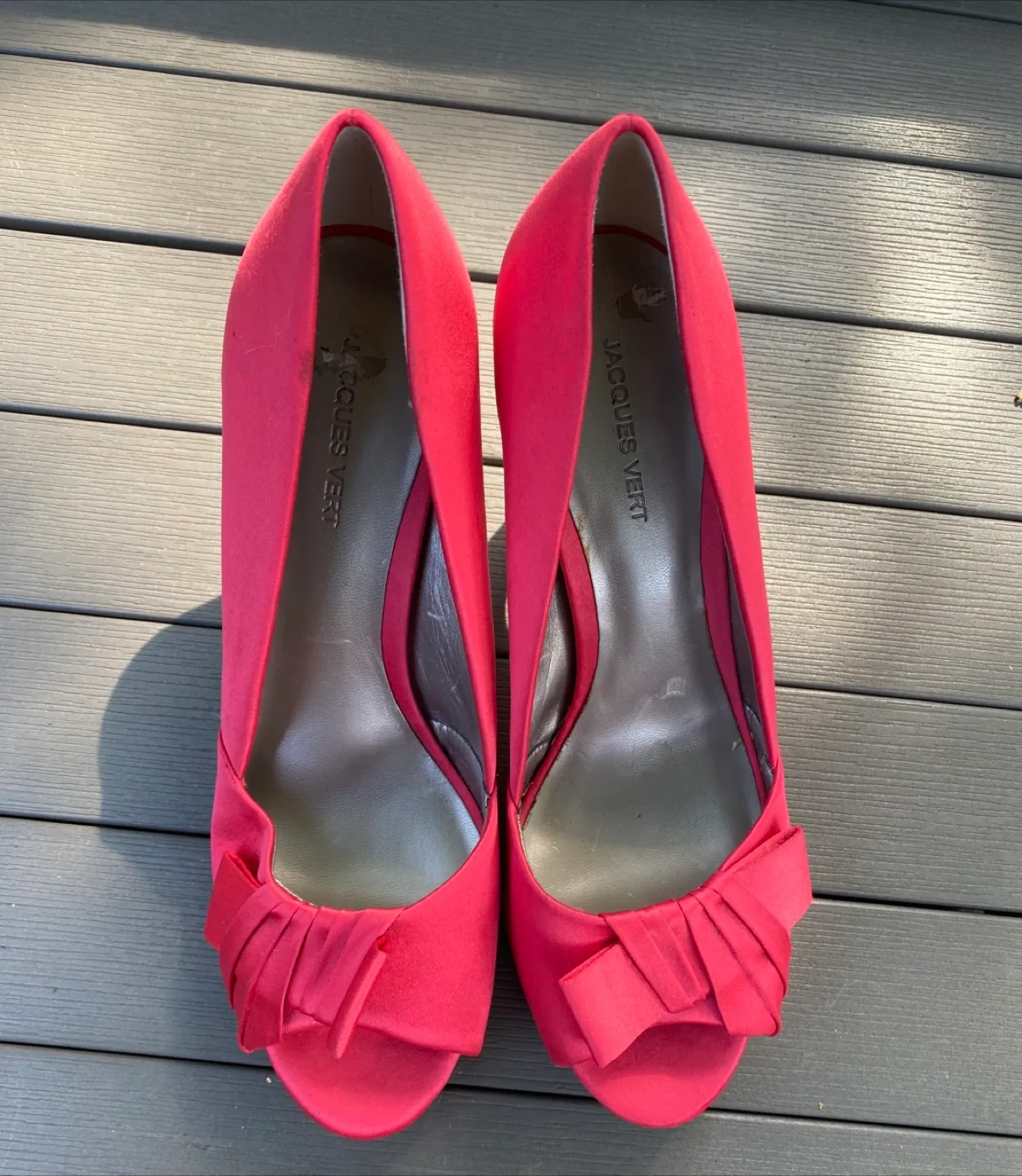 Jacques Vert Red Heels, Size 8 image indicator(5)