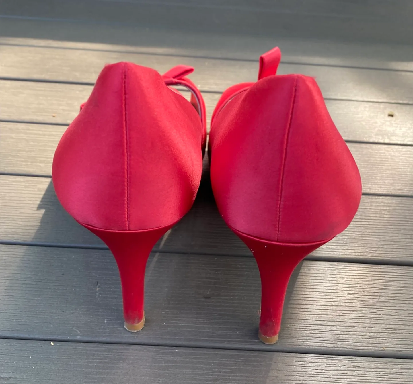 Jacques Vert Red Heels, Size 8 image indicator(4)