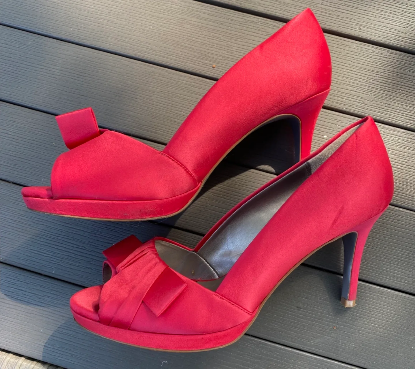 Jacques Vert Red Heels, Size 8 image indicator(3)