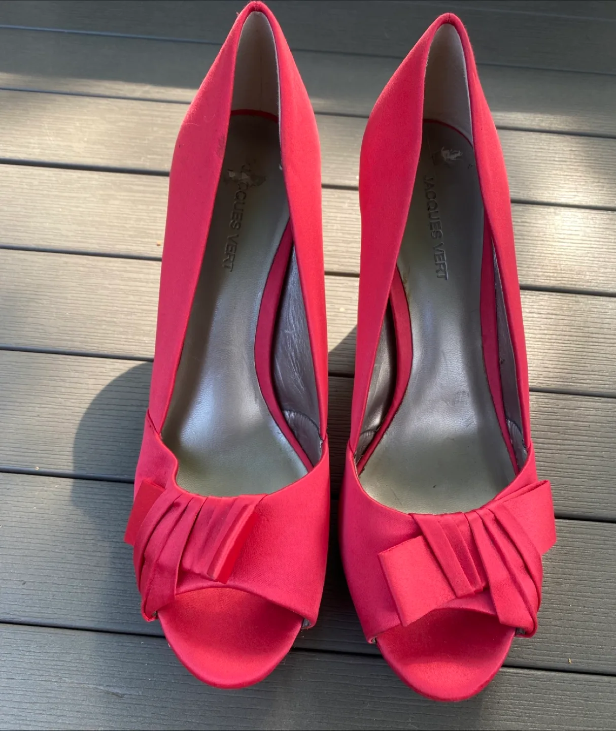 Jacques Vert Red Heels, Size 8 image indicator(2)
