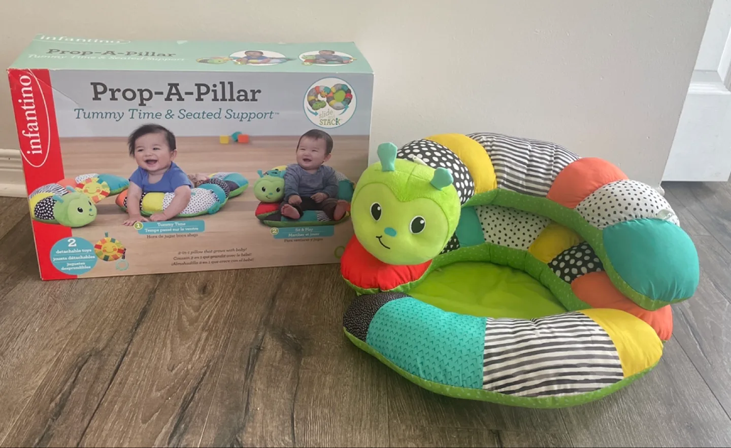 Infantino Prop-A-Pillar Tummy Time & Seated Support thumbnail