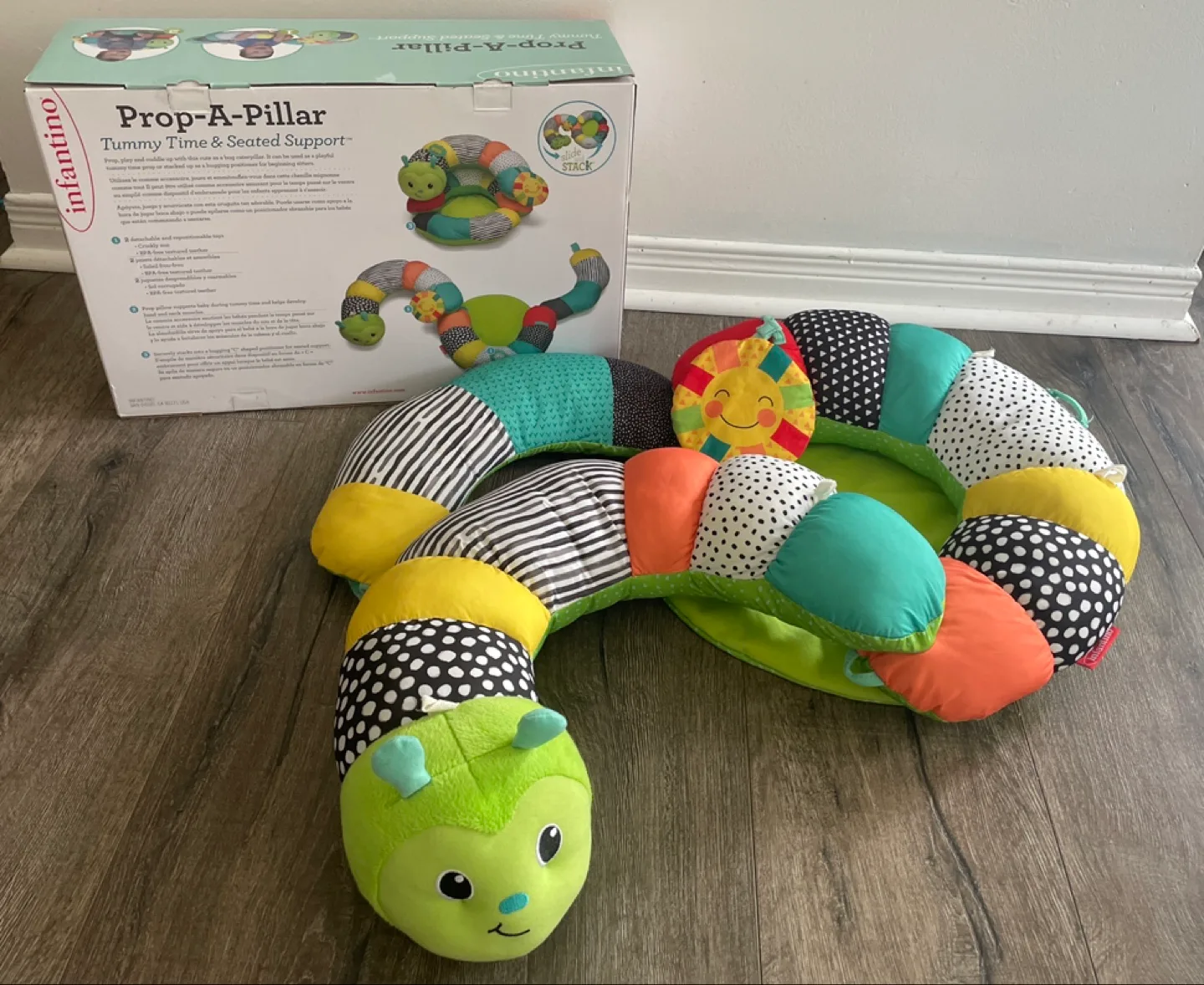 Infantino Prop-A-Pillar Tummy Time & Seated Support image indicator(2)