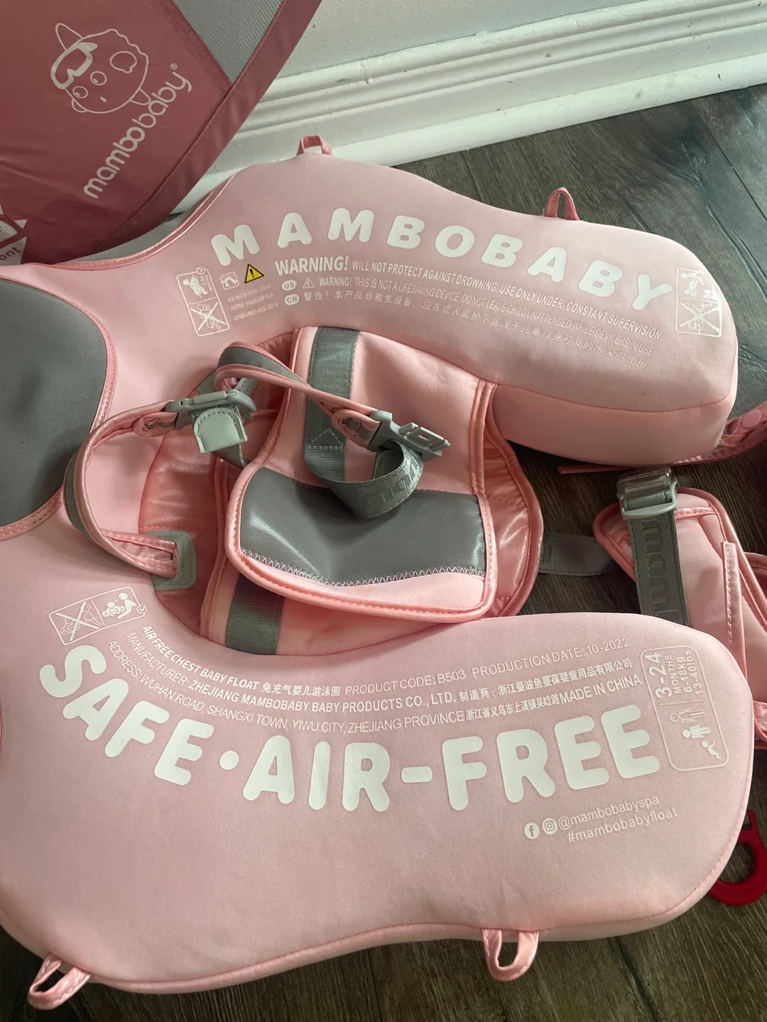 Mambobaby Baby Float - Pink, 3-24 Months image indicator(3)