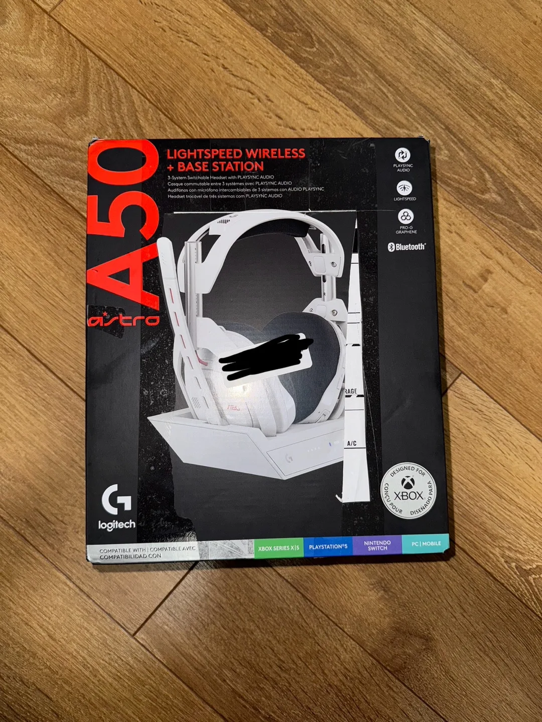Logitech G Astro A50 Wireless Headset + Base Station - White thumbnail