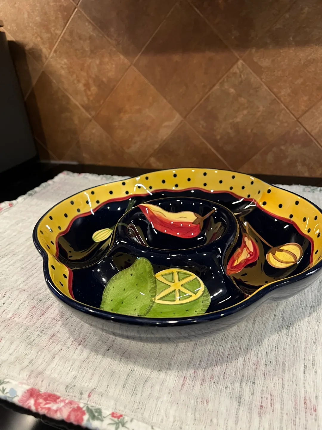 Ceramic Divided Serving Dish thumbnail