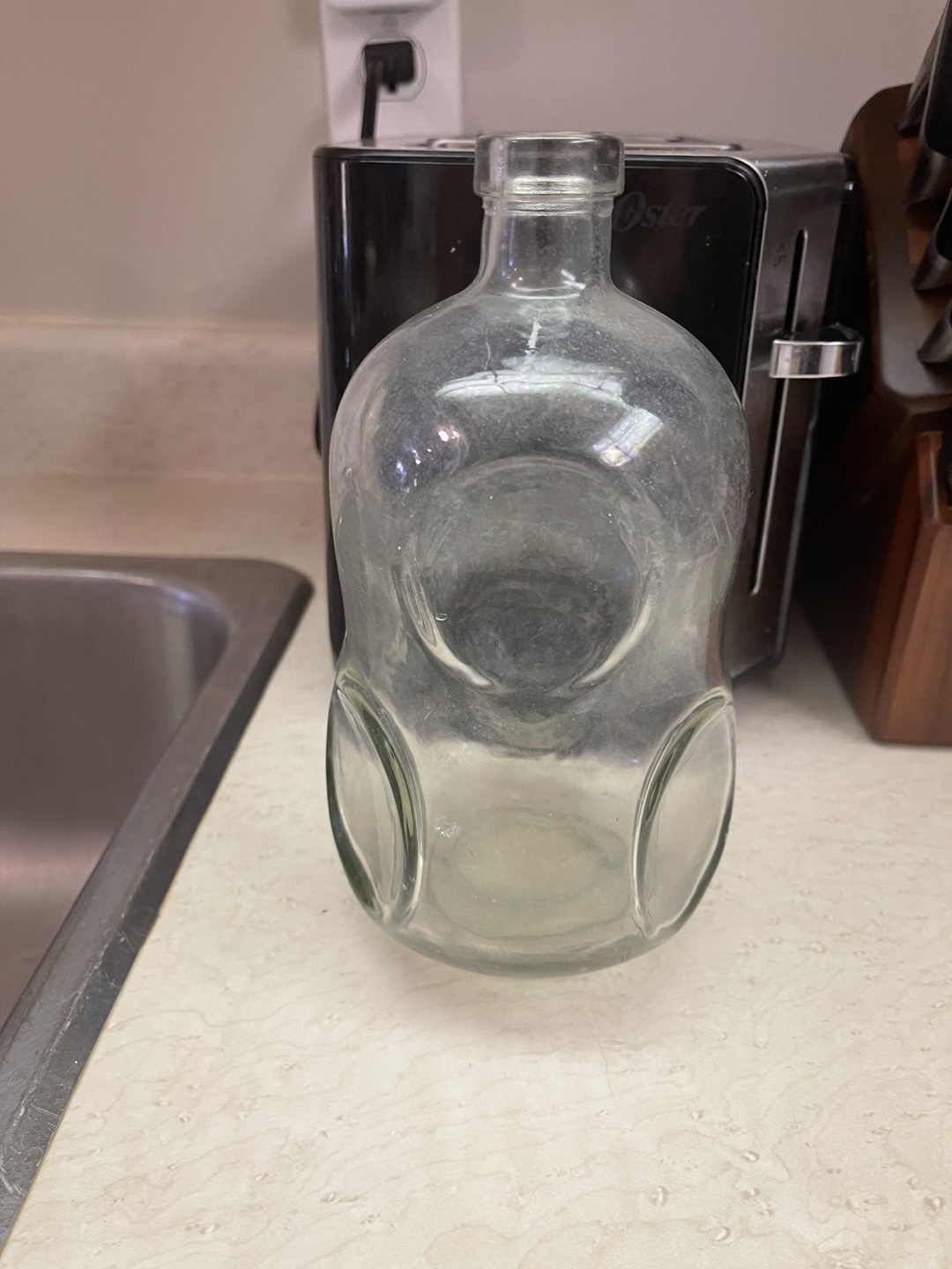 Decorative Scotch Glass Bottle