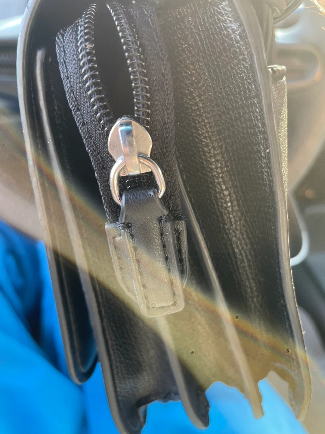 Karl Lagerfeld Paris Black Crossbody messenger Bag/ purse image indicator(2)