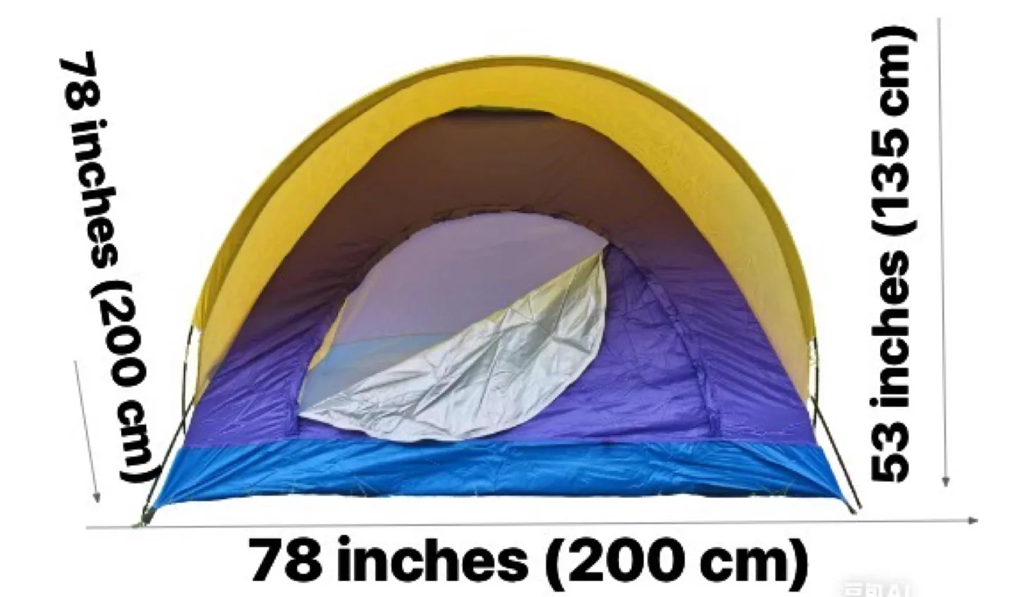Brand new Colorful Camping Tent big tent image indicator(6)