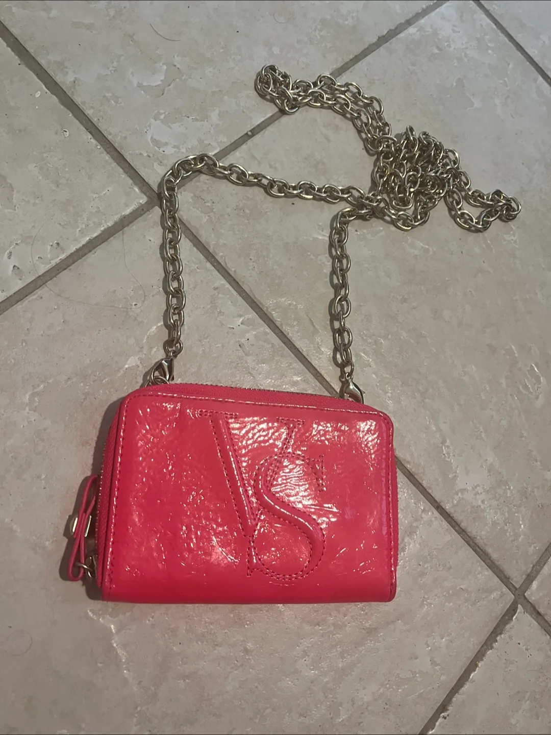 Victoria's Secret Pink Chain Wallet thumbnail