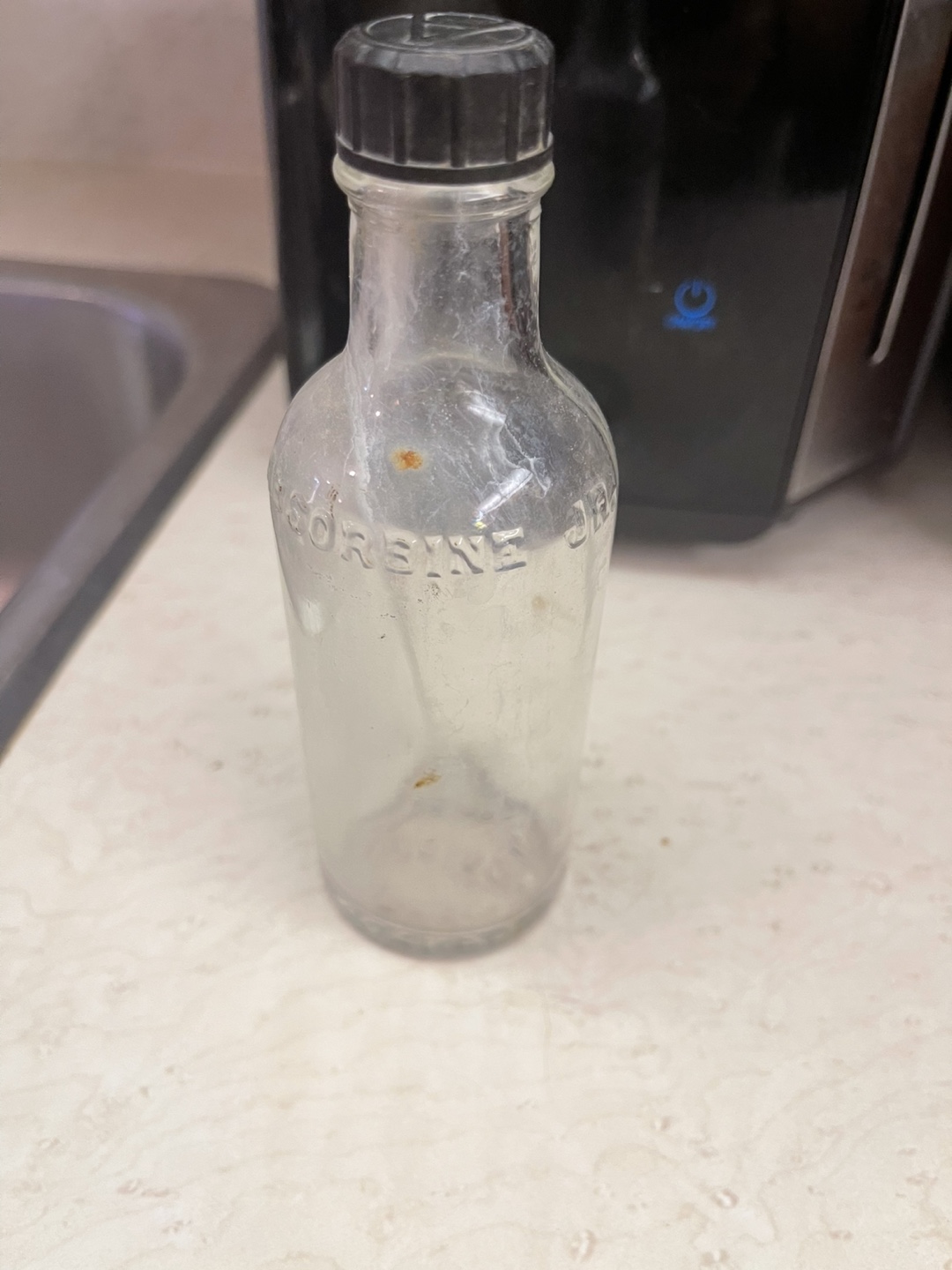Vintage Clear Medicine Glass Bottles - photo 3