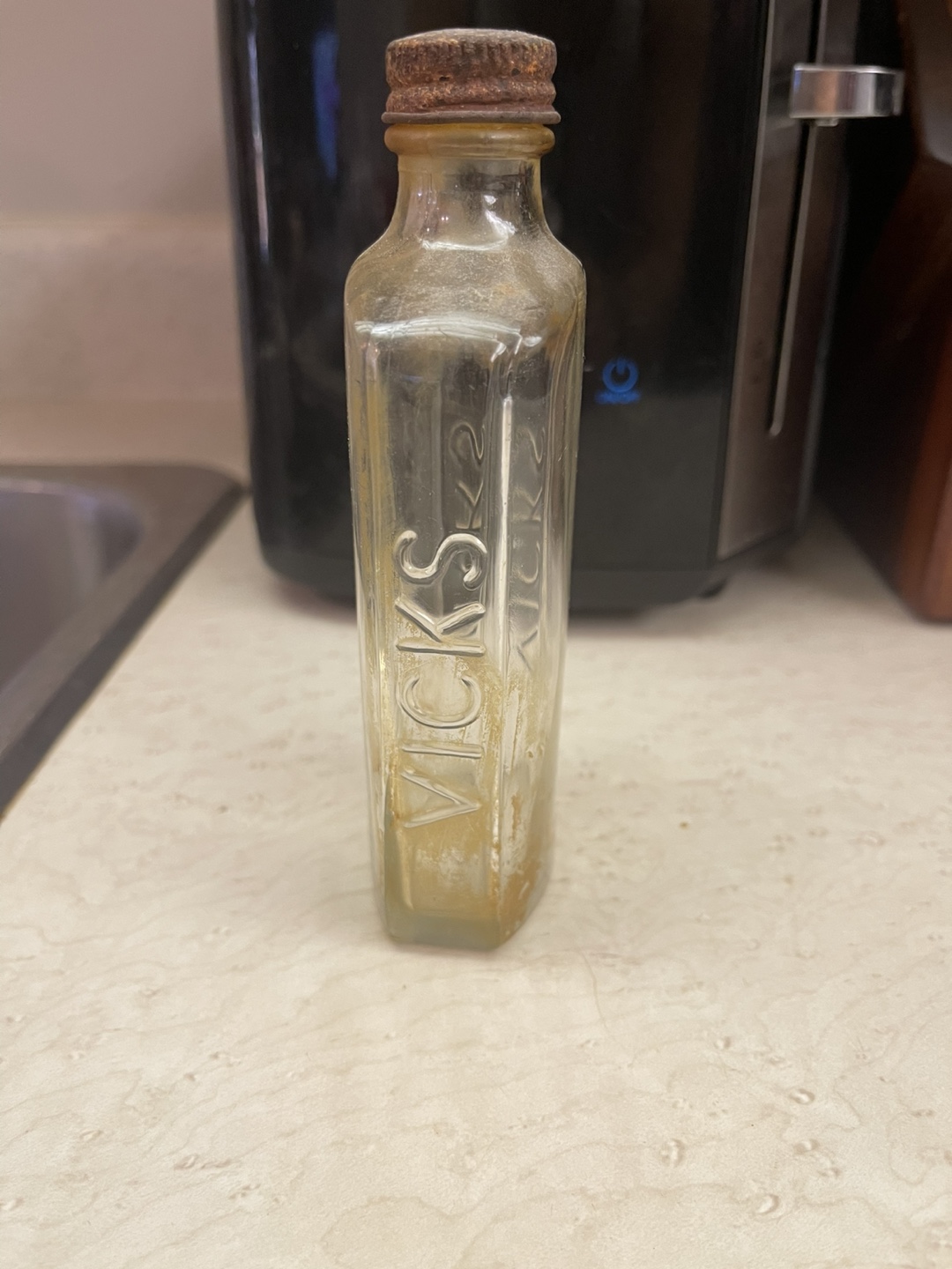 Vintage Clear Medicine Glass Bottles - photo 4