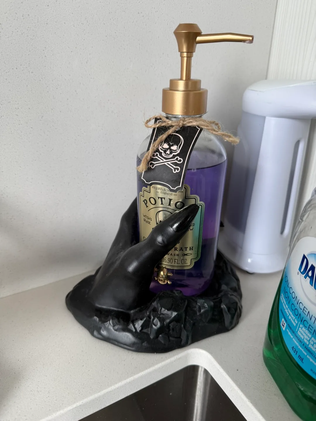 Witch Hand Soap Dispenser - Halloween Decor thumbnail