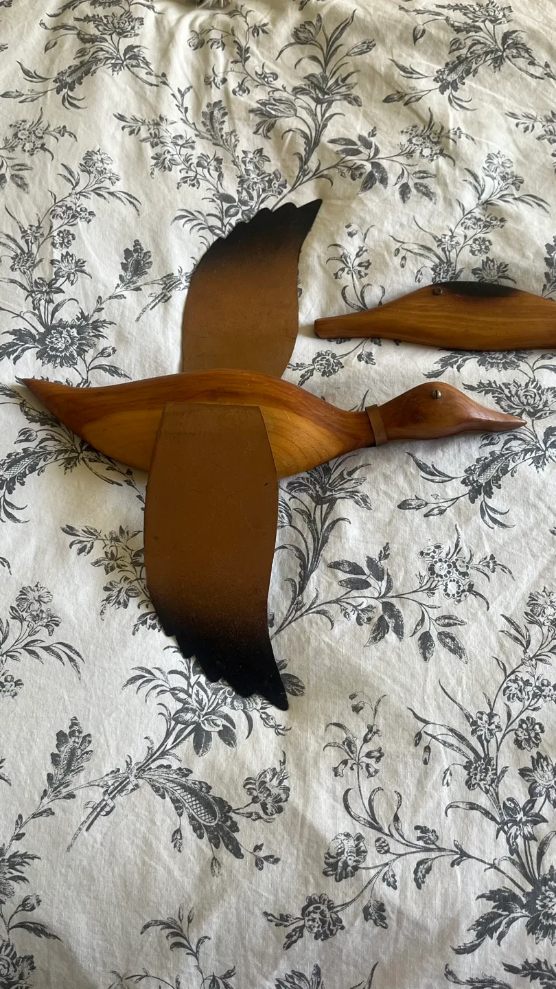 Mid Century Modern Wooden Wall Art image indicator(2)