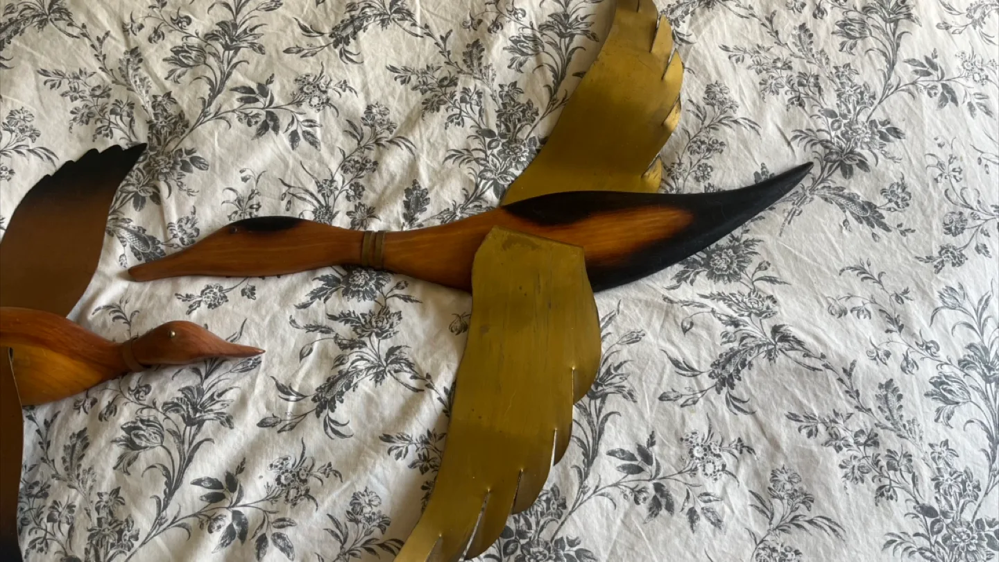 Mid Century Modern Wooden Wall Art image indicator(5)