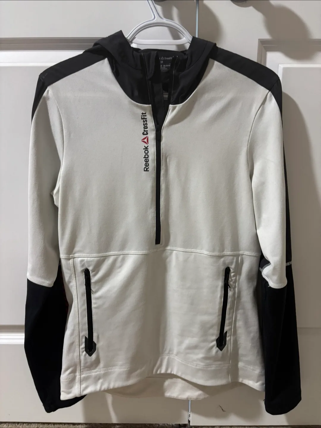 Reebok CrossFit Hoodie - White & Black thumbnail