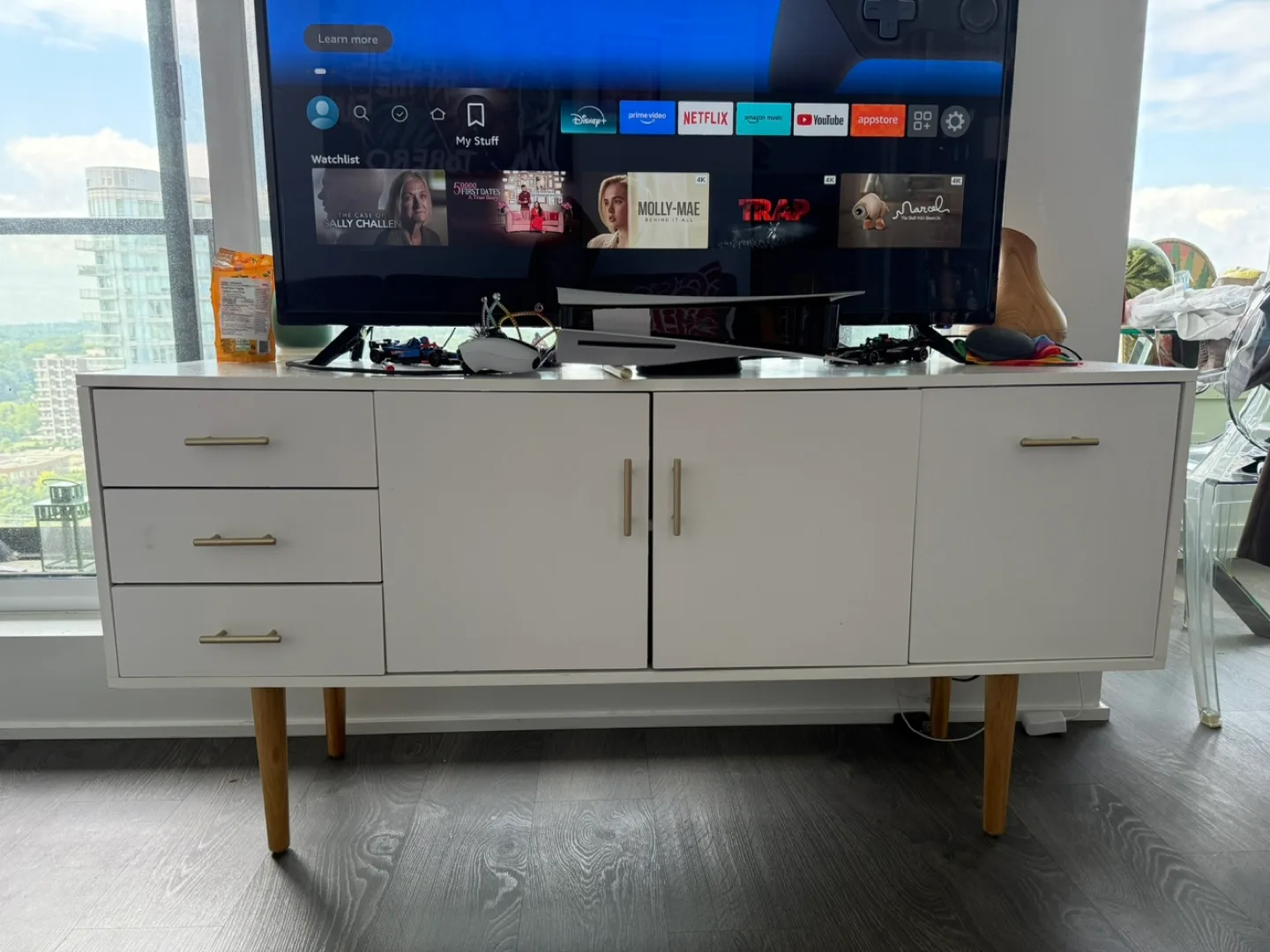 White TV Stand/Console thumbnail