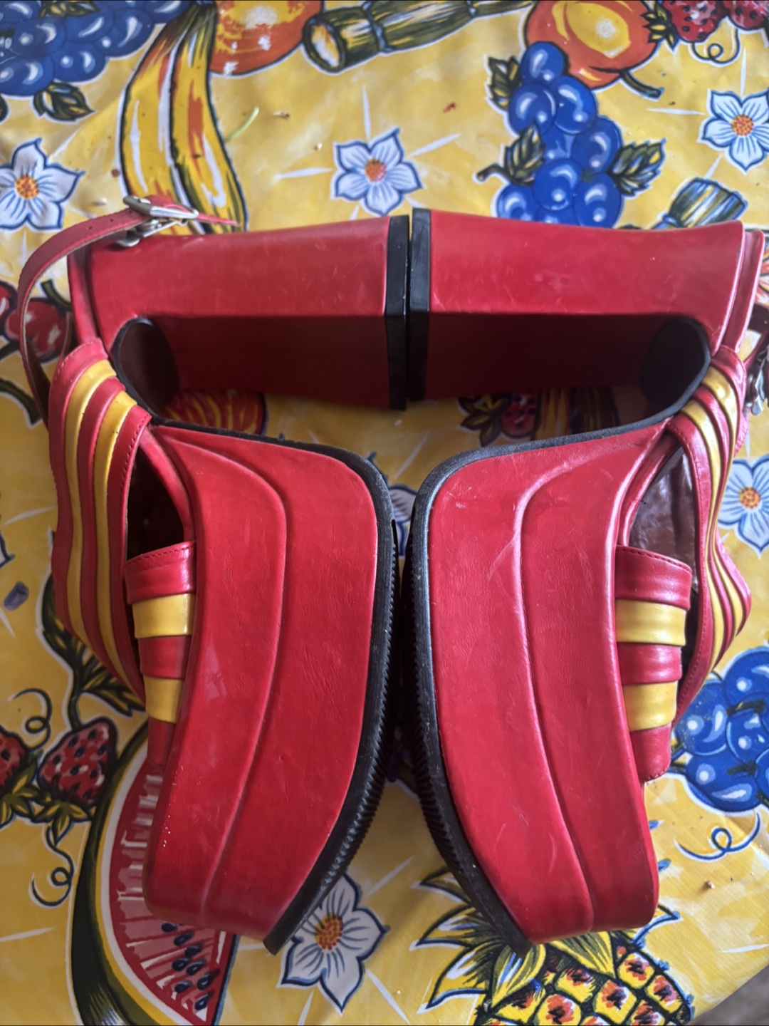Vintage 90’s Women’s 37C New Leather Platform - photo 3
