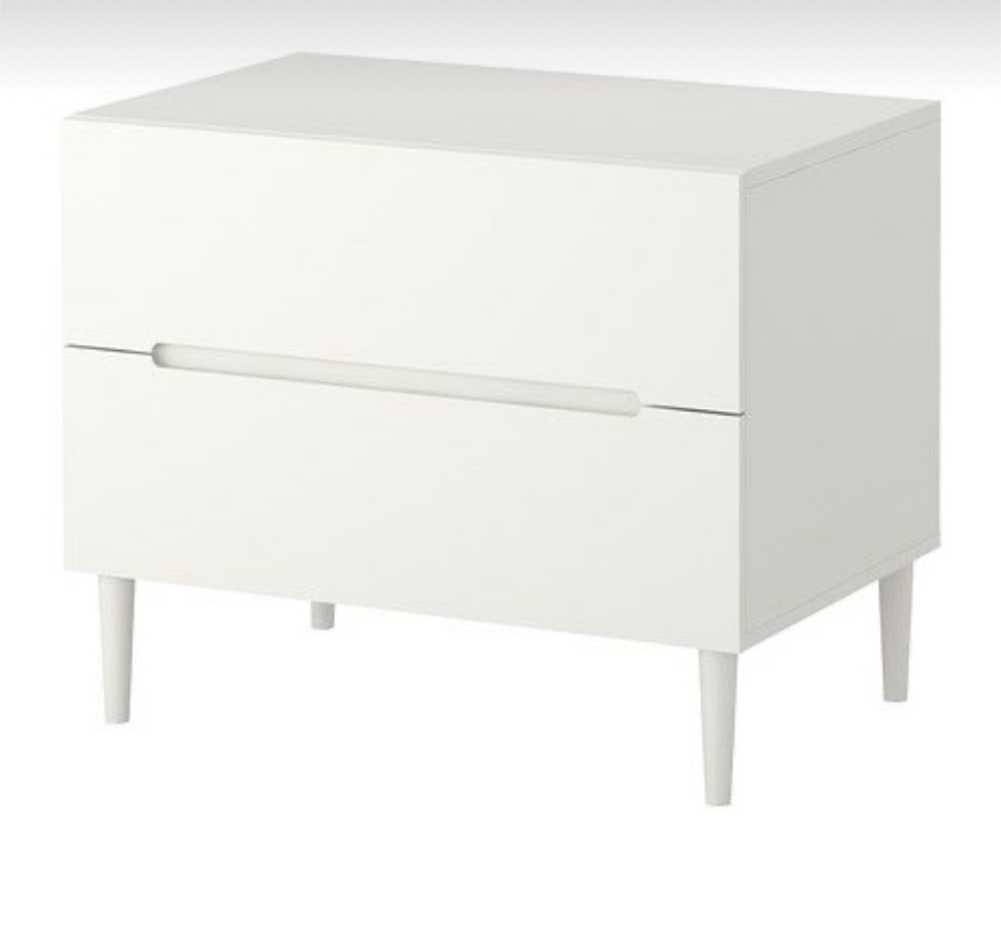 IKEA Hemnes White 2-Drawer Chest - photo 2