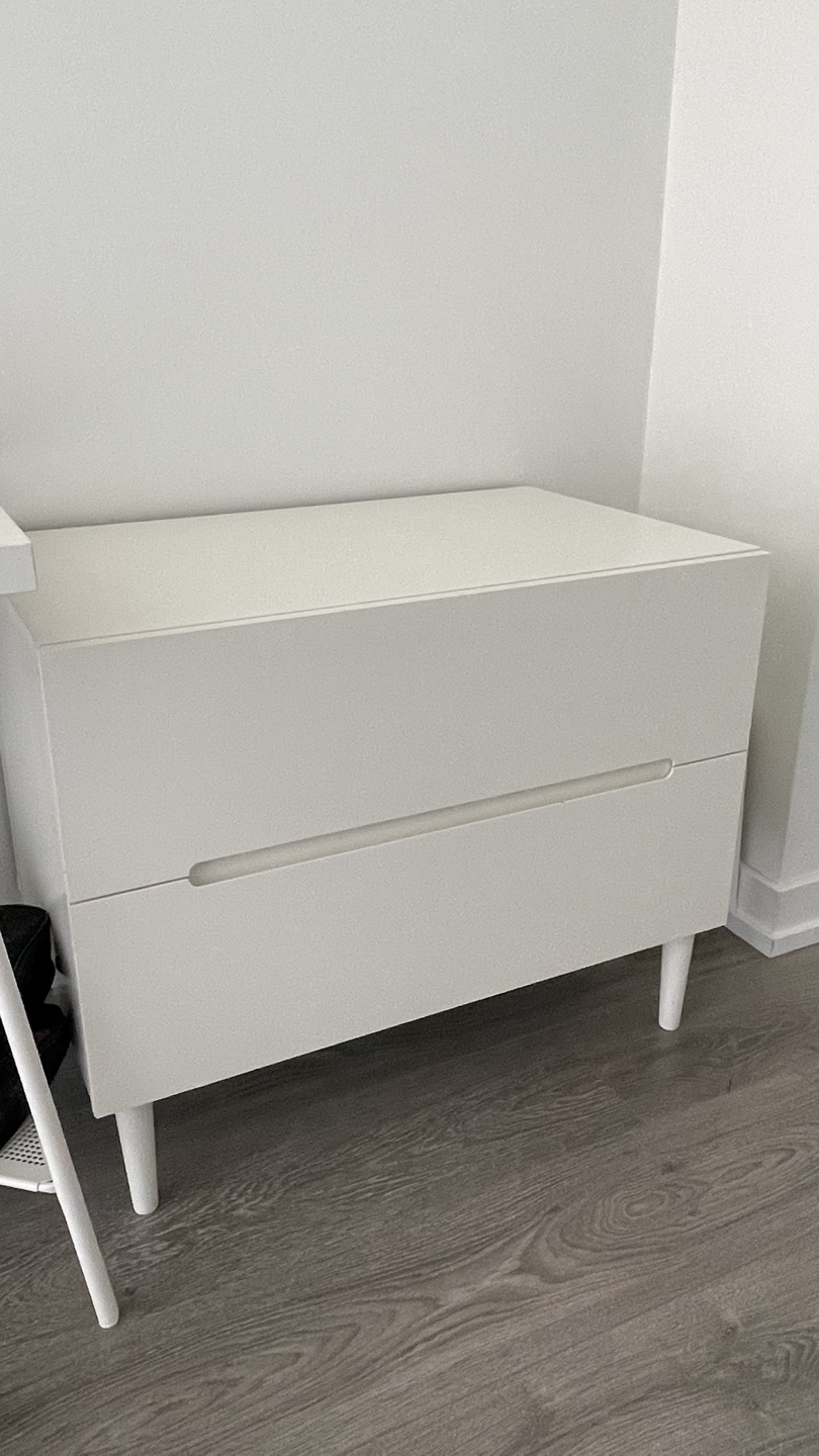 IKEA Hemnes White 2-Drawer Chest