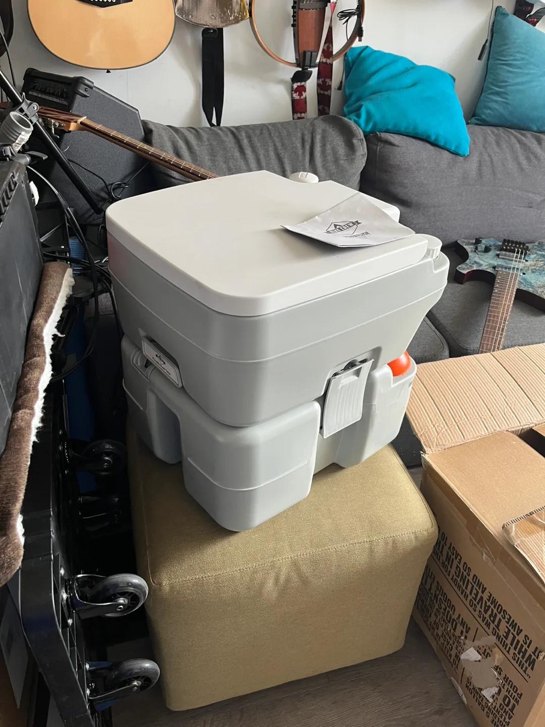 Hike Crew Power Flush Portable Camping Toilet - NEW thumbnail
