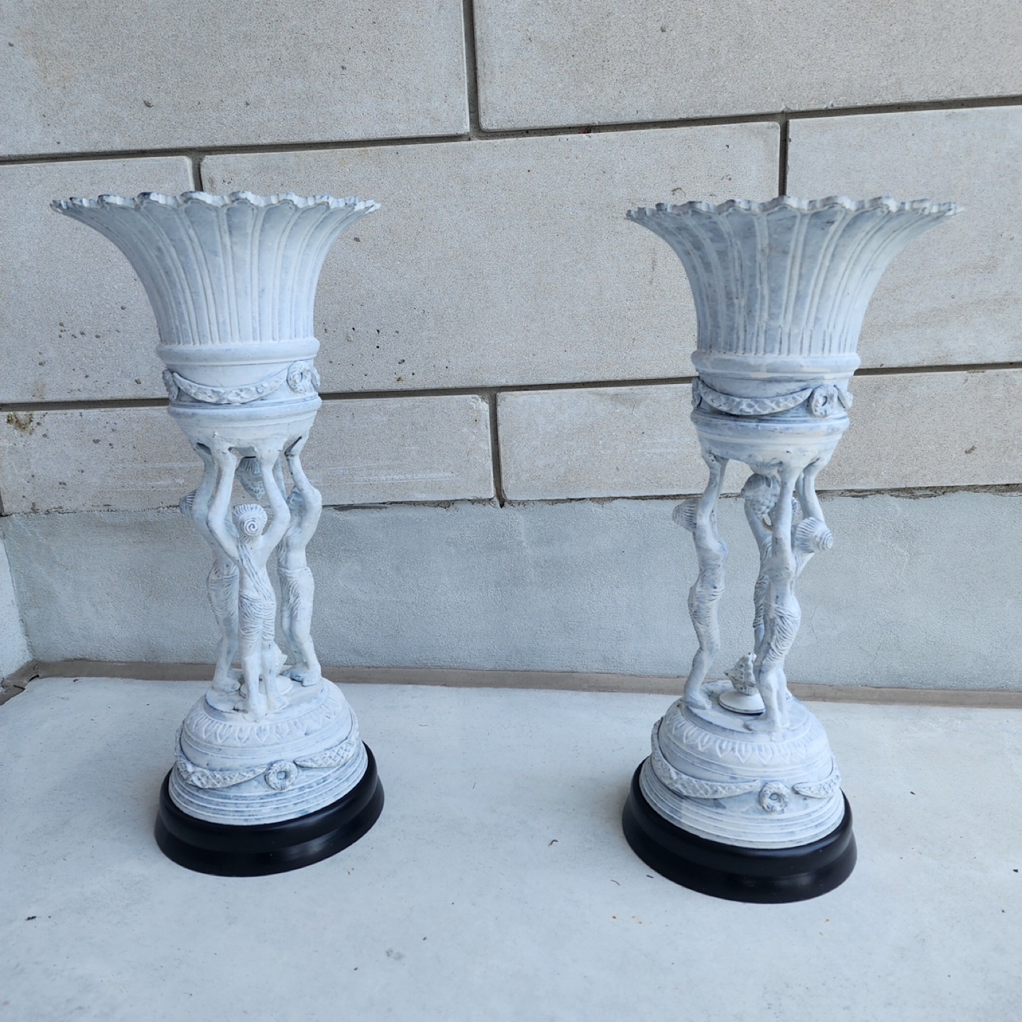 Pair of Decorative Garden planters