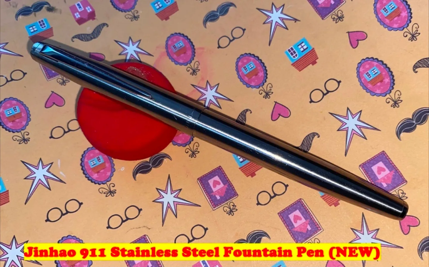 Jinhao 911 Stainless Steel Fountain Pen (NEW) thumbnail