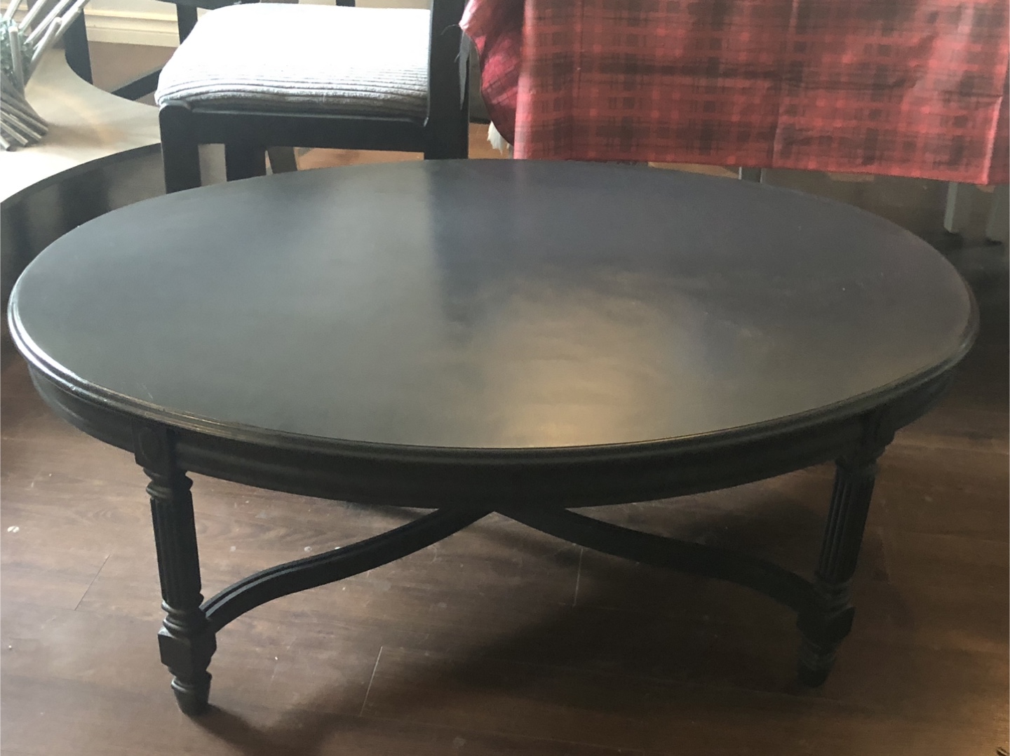Black Round Coffee Table - photo 4