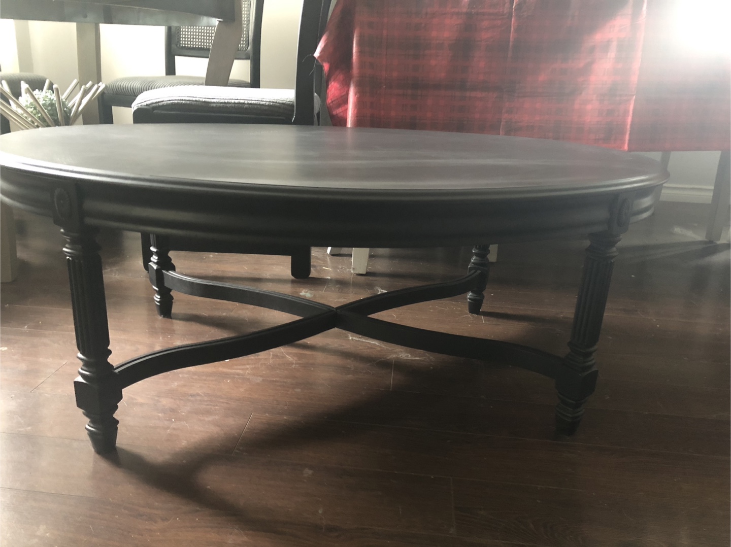 Black Round Coffee Table - photo 2