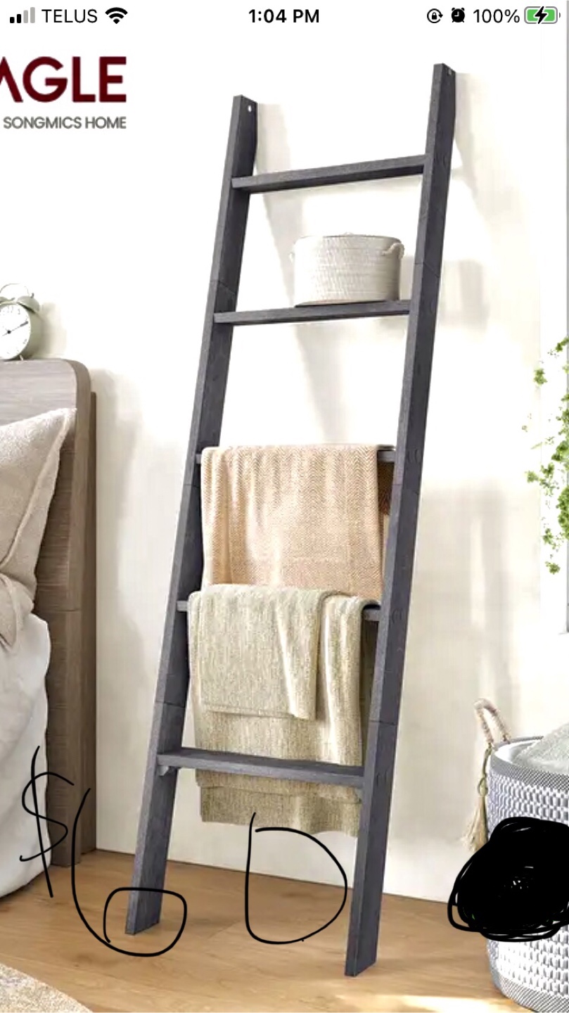 Blanket ladder still in box