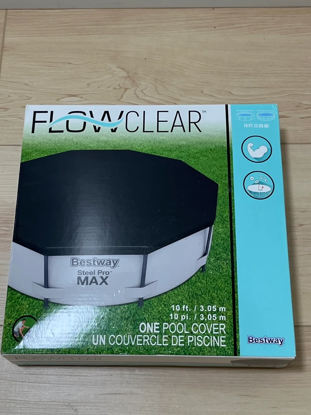 Flowclear 10ft Pool Cover - New in Box! thumbnail