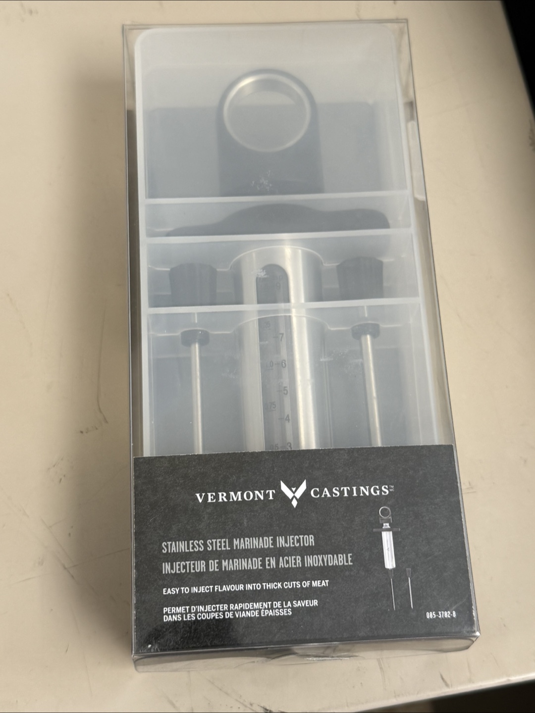 Vermont Castings Stainless Steel Marinade Injector - New in Box!