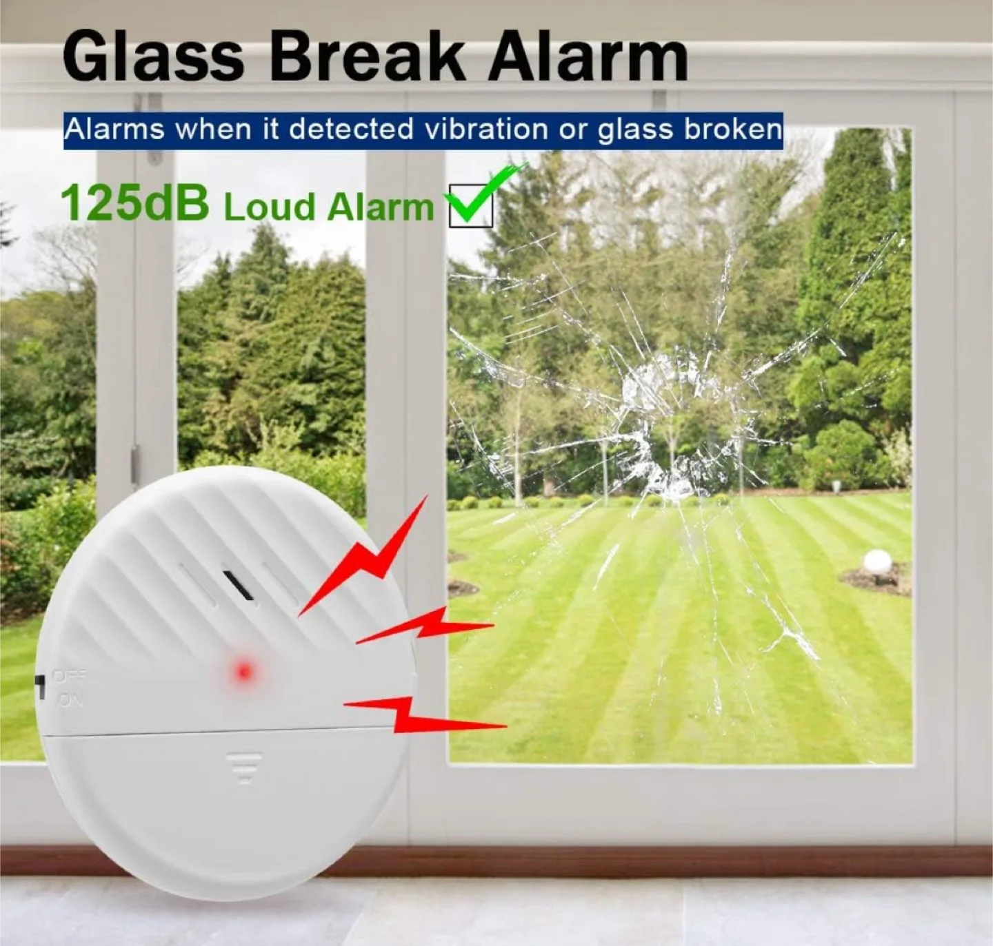 Glass Break Alarm - Vibration Sensor thumbnail